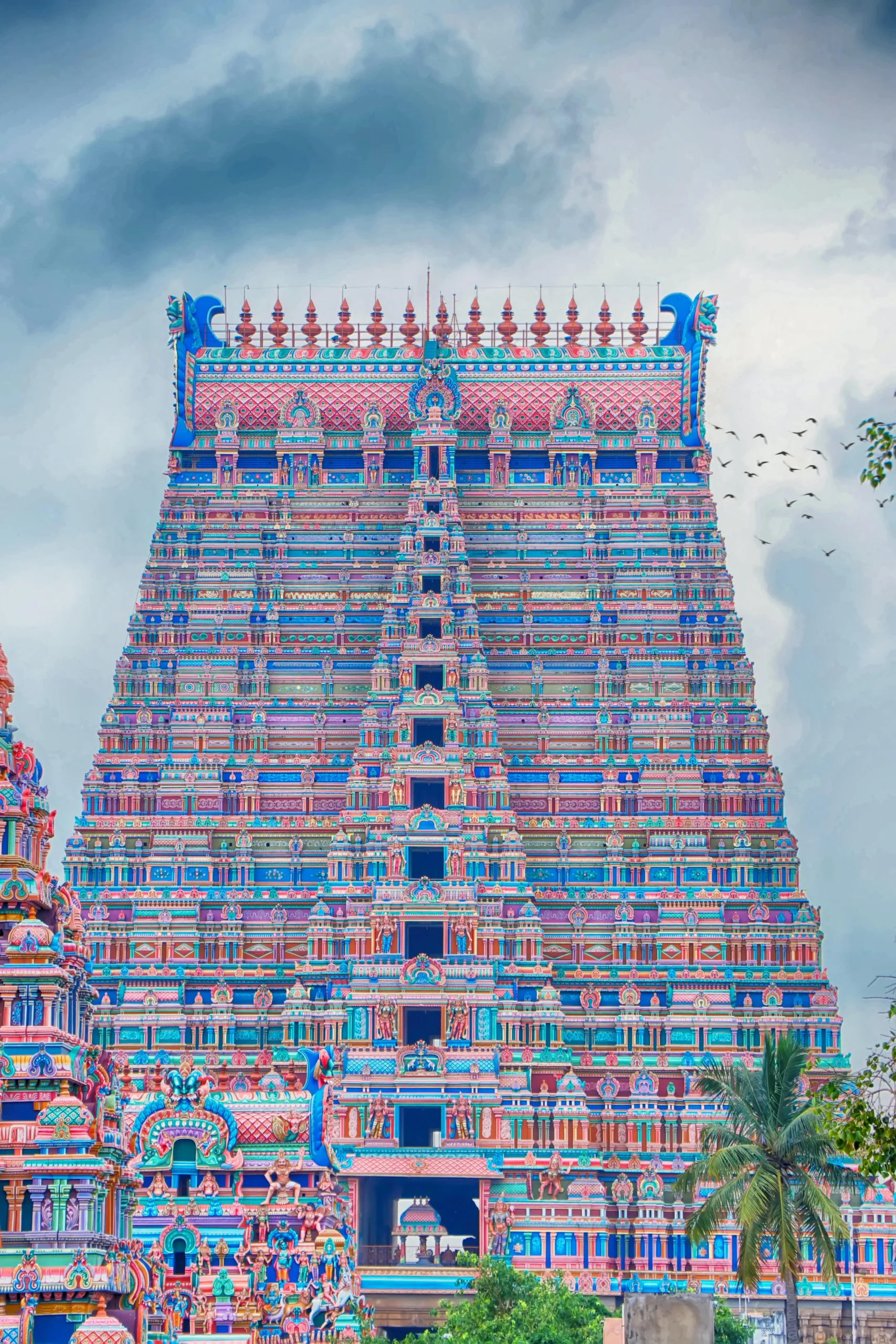 entrée du temple de Madurai