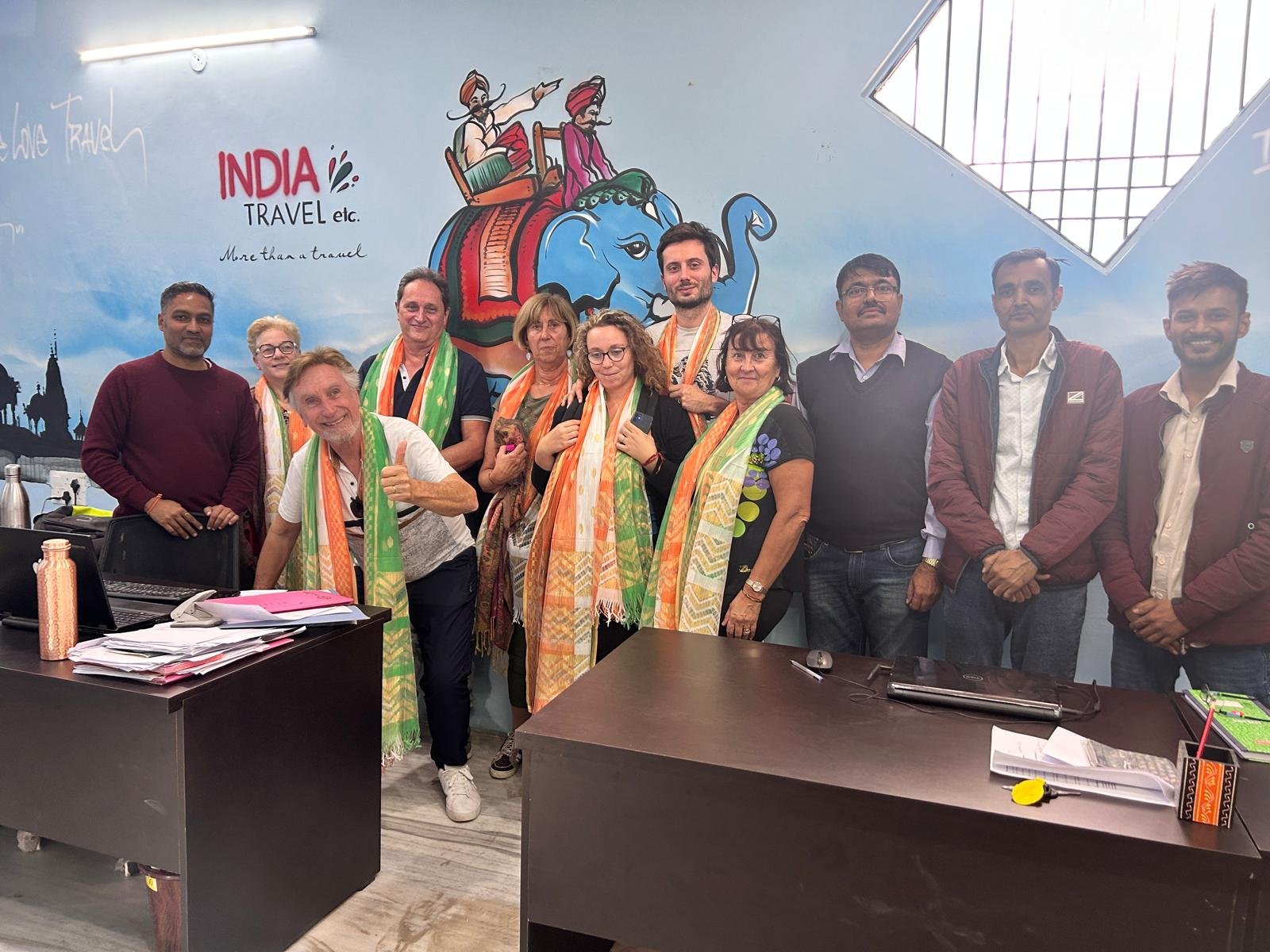 India Travel etc accueille un groupe d'agence partenaire en Inde — DMC réceptif à Jaipur